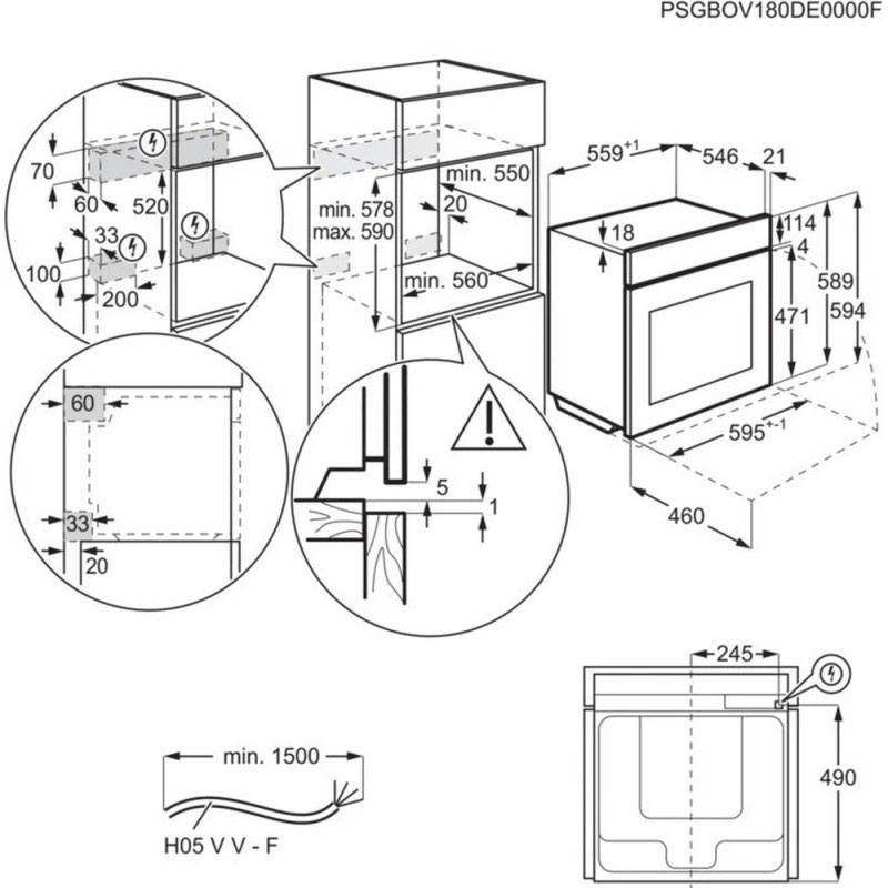 Фото Духова шафа ELECTROLUX KOEBP39WZ (949498482)