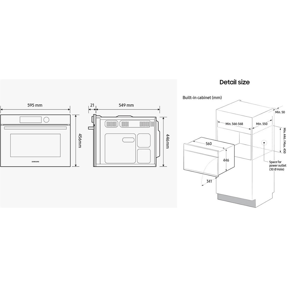 Покупка Духовой шкаф SAMSUNG NQ5B4553FBS/WT