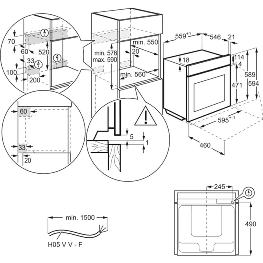 Покупка Духовой шкаф ELECTROLUX EOF5F50BV (944068485)