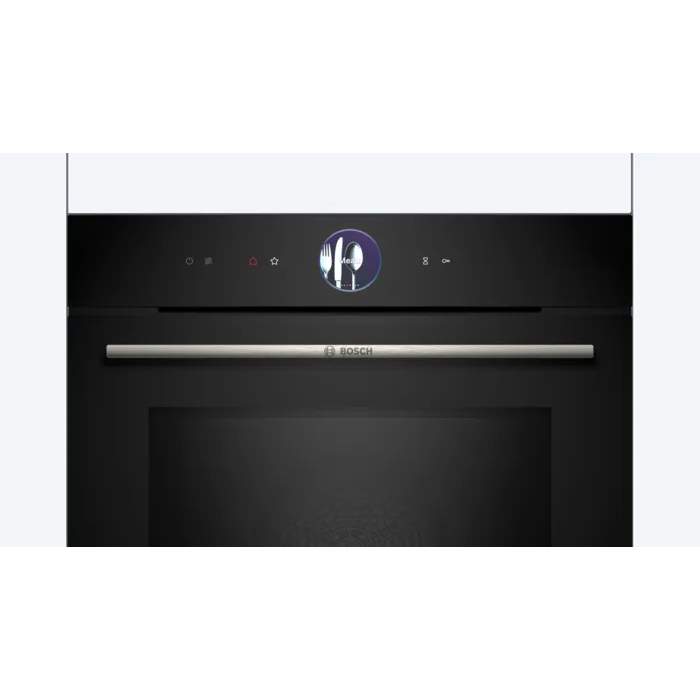 Духова шафа BOSCH HMG776NB1 Додатково функція Crisp; Oven Assistant із голосовим контролем; дистанційне керування за допомогою Home Connect