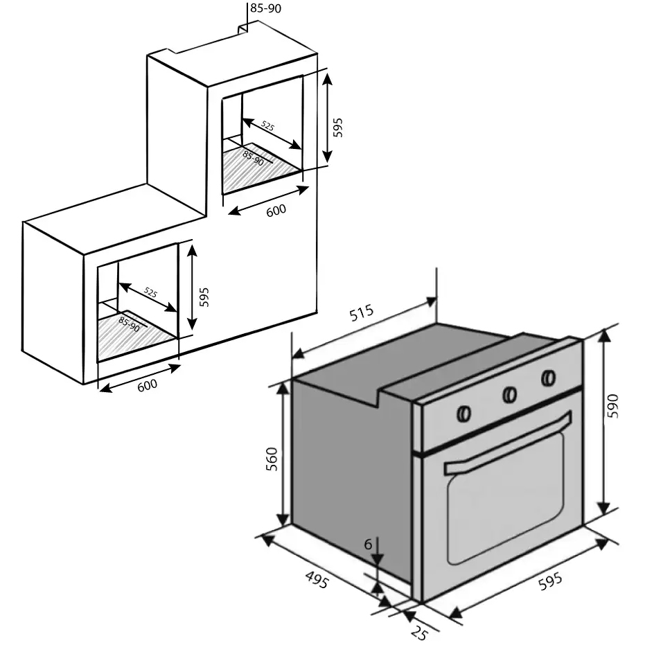 Заказать Духовой шкаф VENTOLUX EO60TC-6P IVG (2059765966135)