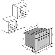 Духовой шкаф VENTOLUX EO60TC-6P IVG (2059765966135)