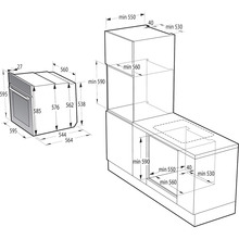 Встраиваемая духовка GORENJE BOP6373E28EBG (BO3PE6C01-5)
