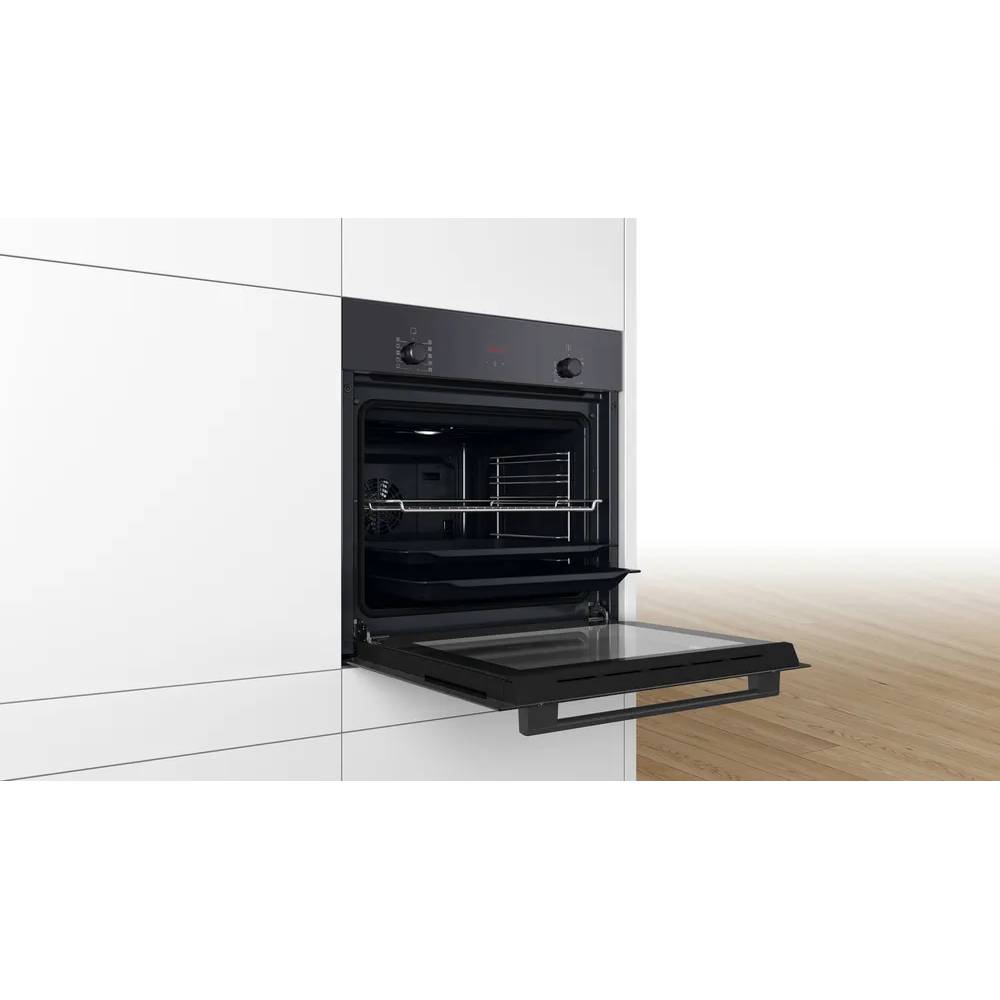 Комплект BOSCH духовой шкаф HBF512BB1T + газовая варочная поверхность PBH6C6K90R Тип очистки гидролиз (паром)