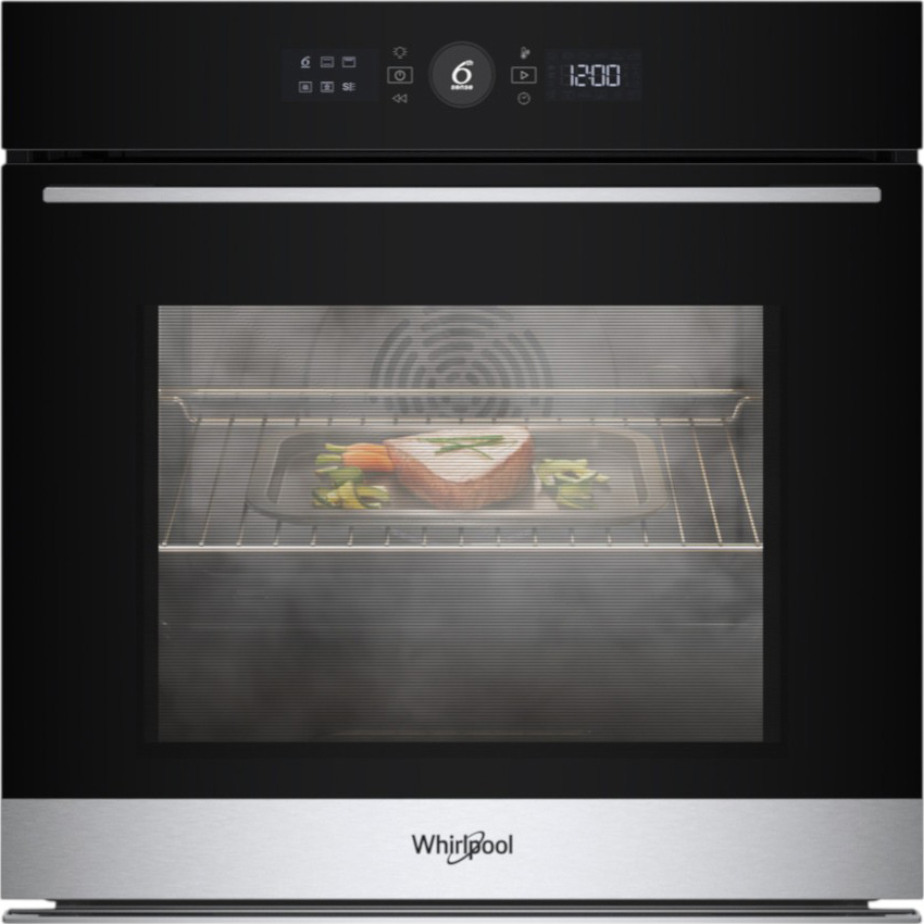 Духовой шкаф WHIRLPOOL WOI5S8PM1SXA Дополнительно 6TH Sense, Airfry, FlexiClean, Cook4, Ready2Cook, Multifunction 8
