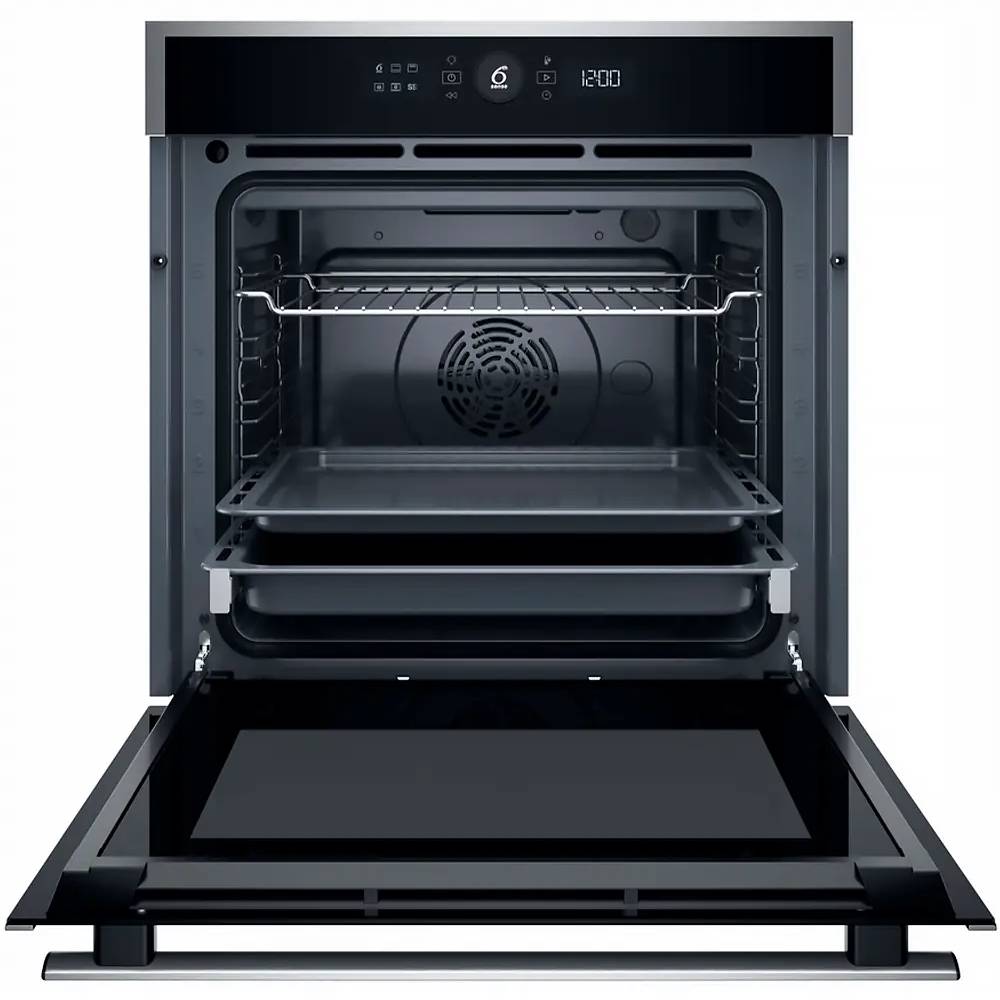 Духовой шкаф WHIRLPOOL WOI4S8HM1SXA Дополнительно Таймер; технология 6th Sense; Ready2cook; Multifunction 8, Cook4; функция "пара+"; приготовление на пару.