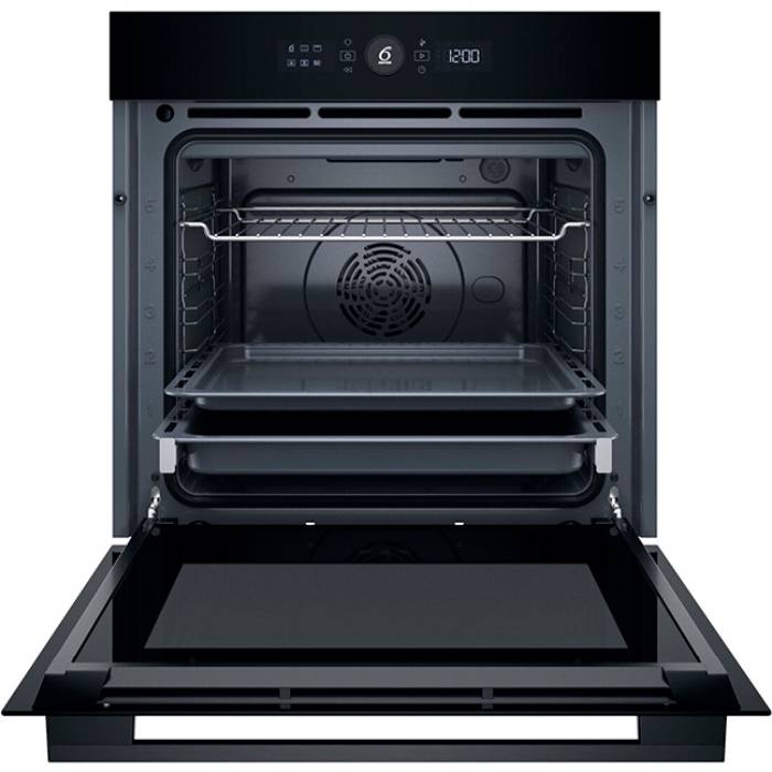 Духова шафа WHIRLPOOL WOI5S8CM1SBA Додатково Таймер; технологія 6TH Sense, Ready2Cook, Multifunction 8, функція "пара+"; приготування на пару