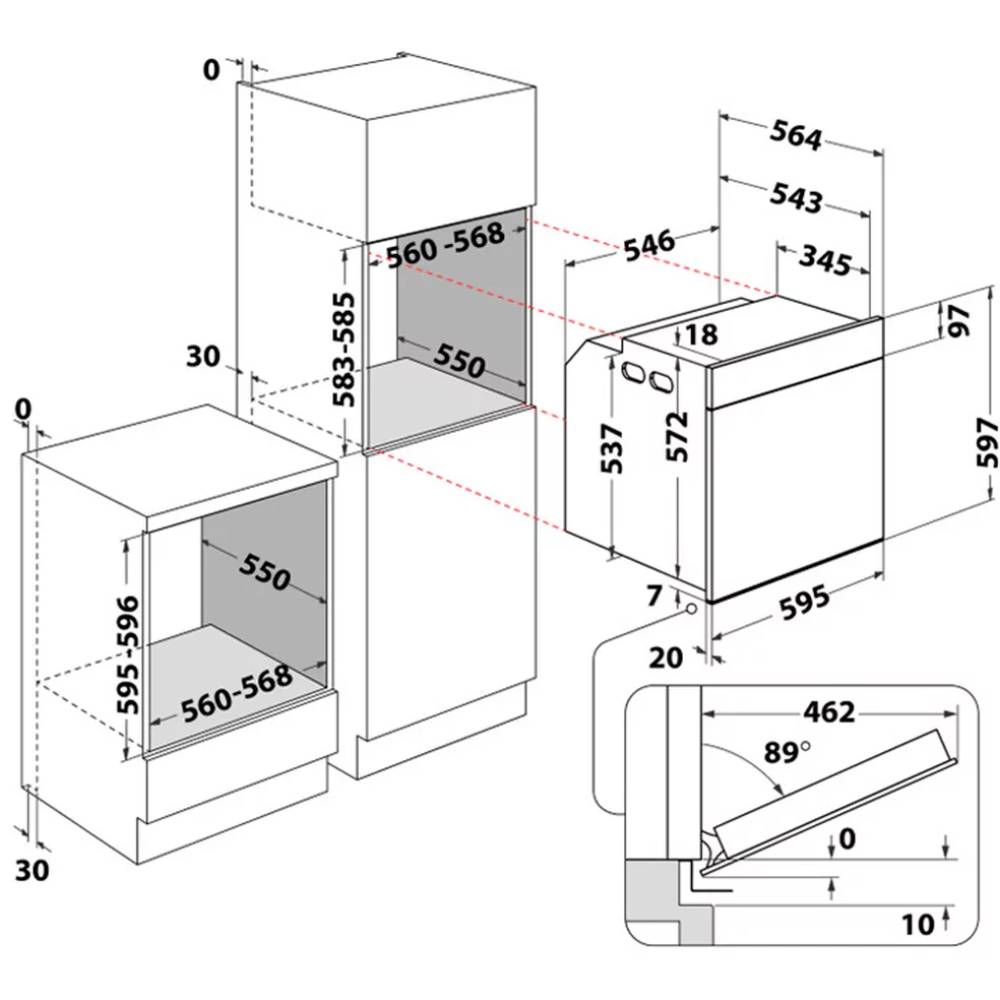 Покупка Духовой шкаф WHIRLPOOL WOI5S8CM1SXA