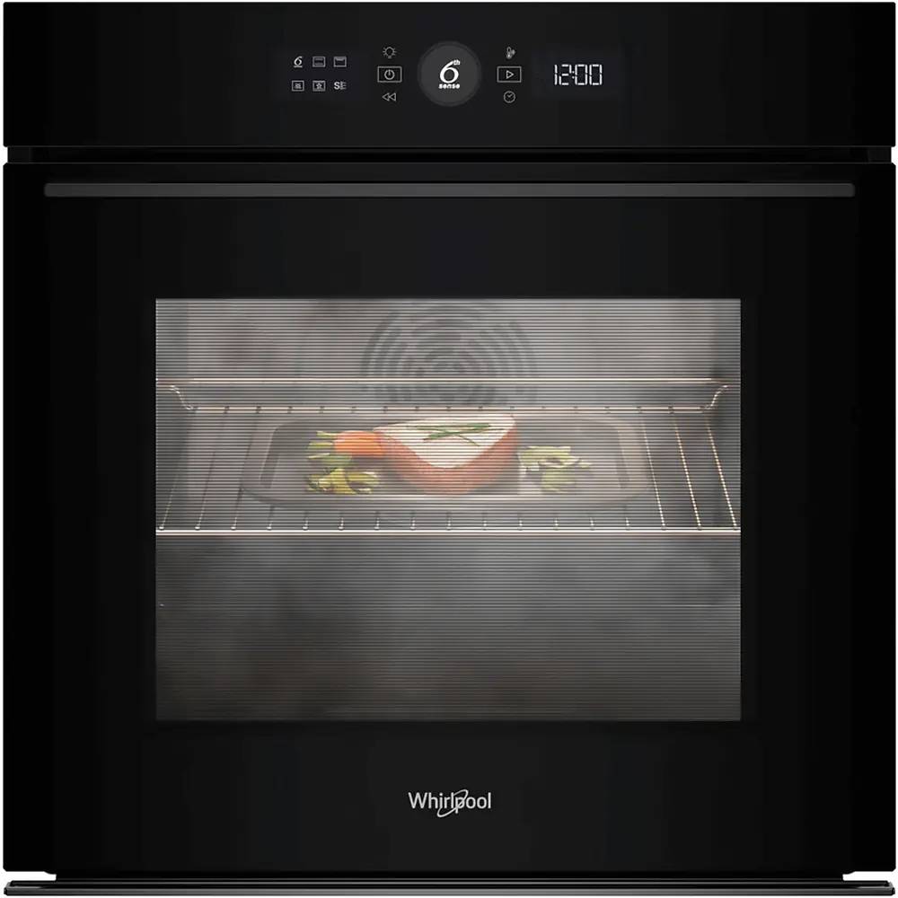 Духовой шкаф WHIRLPOOL WOI5S8HM2SBA Дополнительно Таймер; технология 6TH Sense, Ready2Cook, Multifunction 8, функция "пара+"; приготовление на пару.