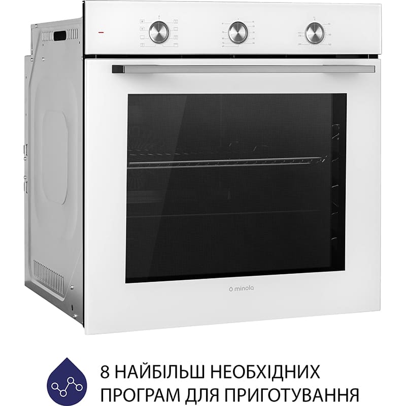 Духовой шкаф MINOLA EO 684 WH Объём 68