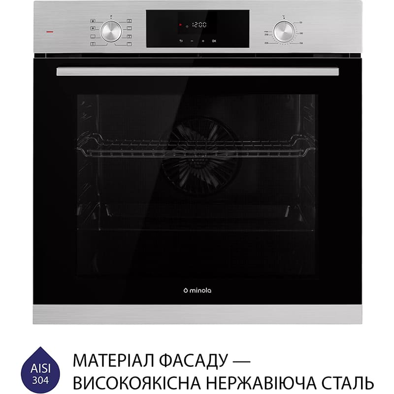 Духовой шкаф MINOLA EOD 6804 INOX Дополнительно Максимальная мощность: 2509 Вт