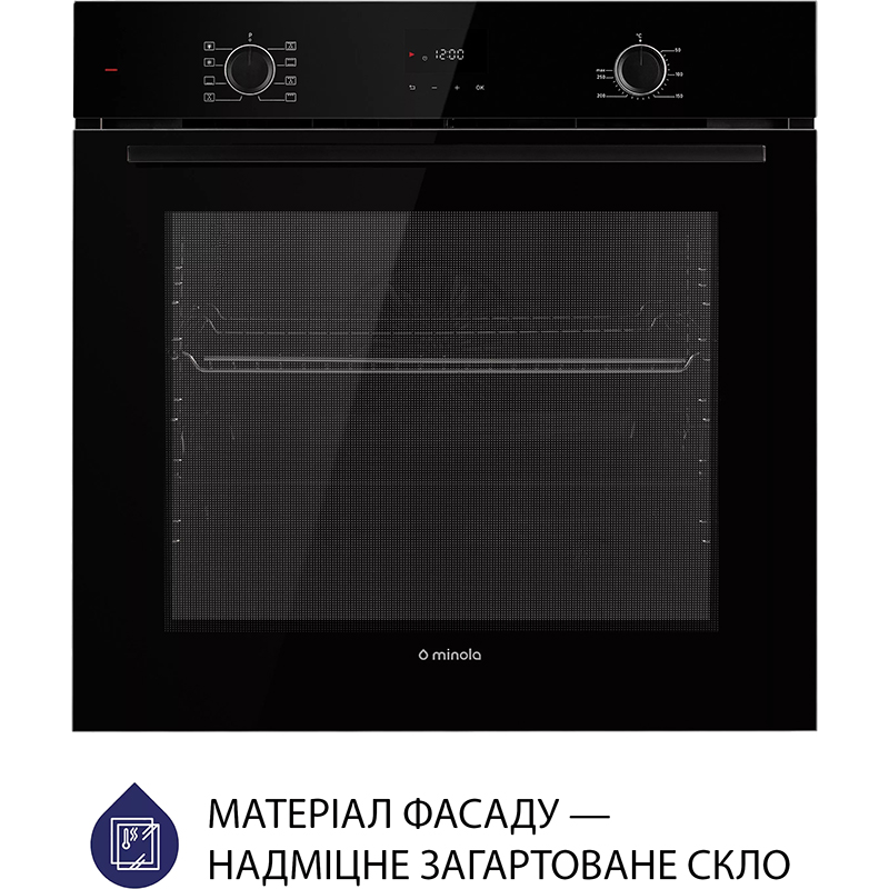 Духовой шкаф MINOLA EOD 6814 BL Дополнительно Максимальная мощность: 2509 Вт