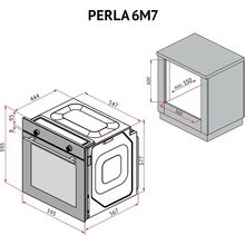 Духовой шкаф PERFELLI Perla 6M7 Inox (0450056)