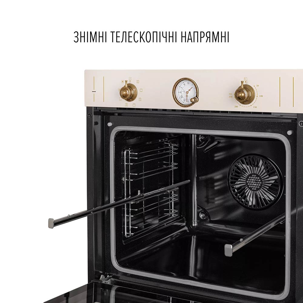Фото Духовой шкаф PERFELLI Retro 6A8N Beige (0450060)