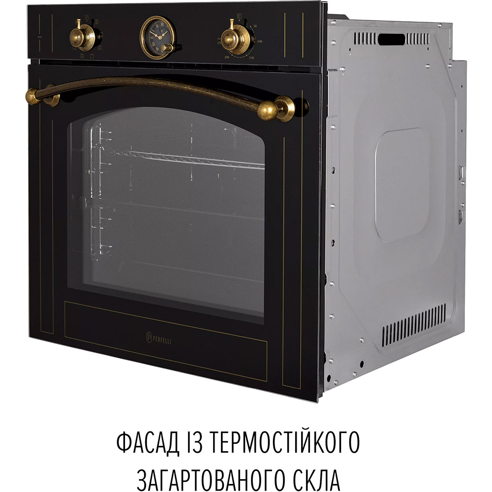 Внешний вид Духовой шкаф PERFELLI Vintage 6A8N Nero (0450061)