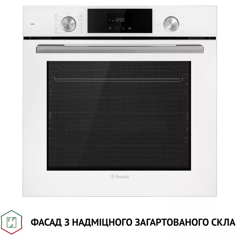 Встраиваемая духовка PERFELLI DIAMOND 6D10N BIANCO (0450045) Дополнительно тангенциальное охлаждение; мощность подключения: 3266 Вт