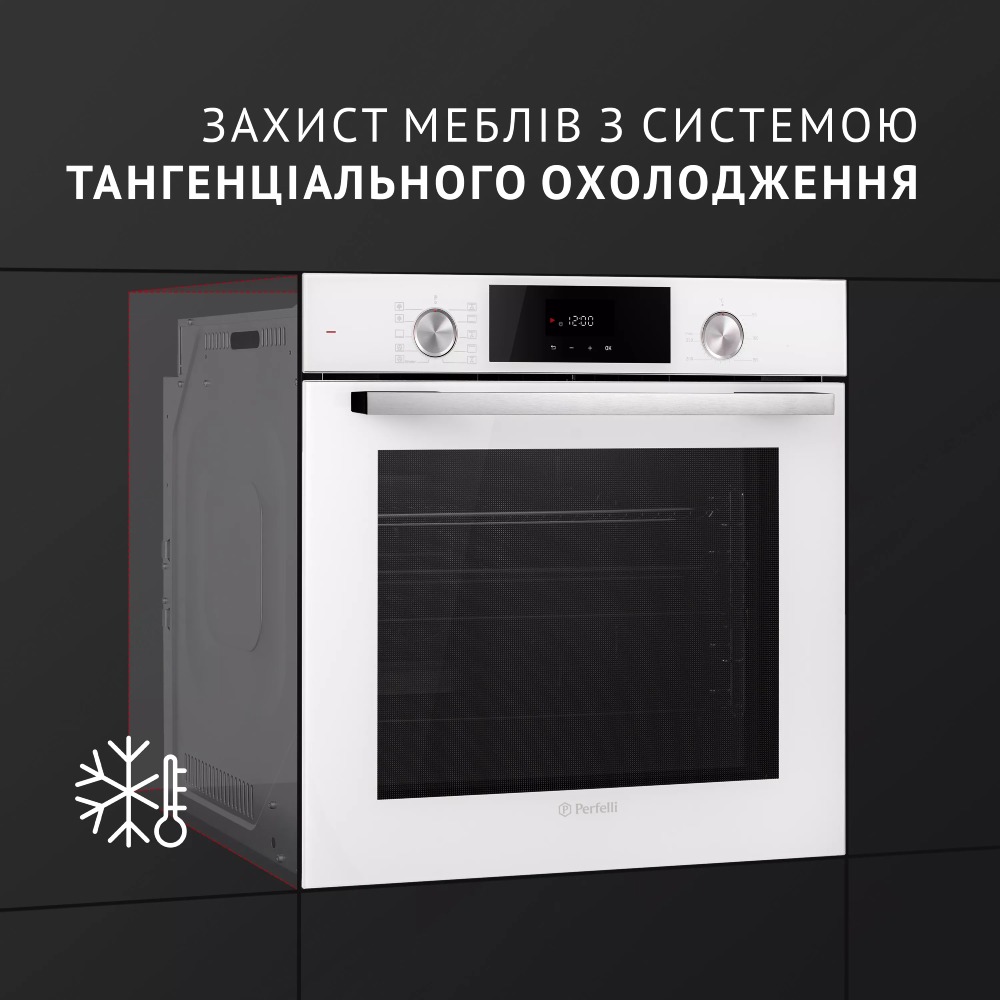 Обзор Встраиваемая духовка PERFELLI DIAMOND 6D10N BIANCO (0450045)