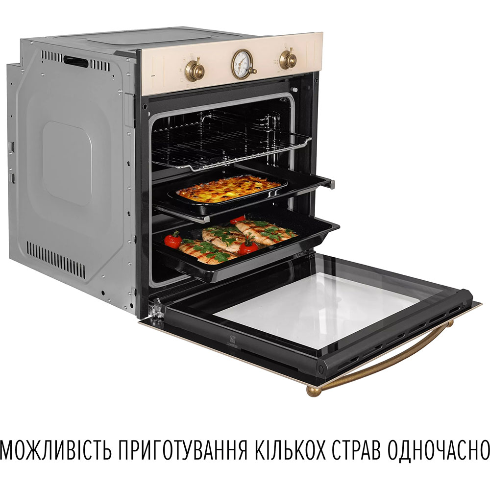 В Фокстрот Духовой шкаф PERFELLI Vintage 6A8N Beige (0450062)