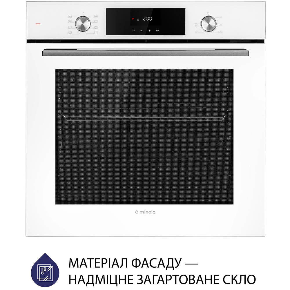 Духовой шкаф MINOLA EOD 6814 WH Дополнительно Максимальная мощность: 2509 Вт
