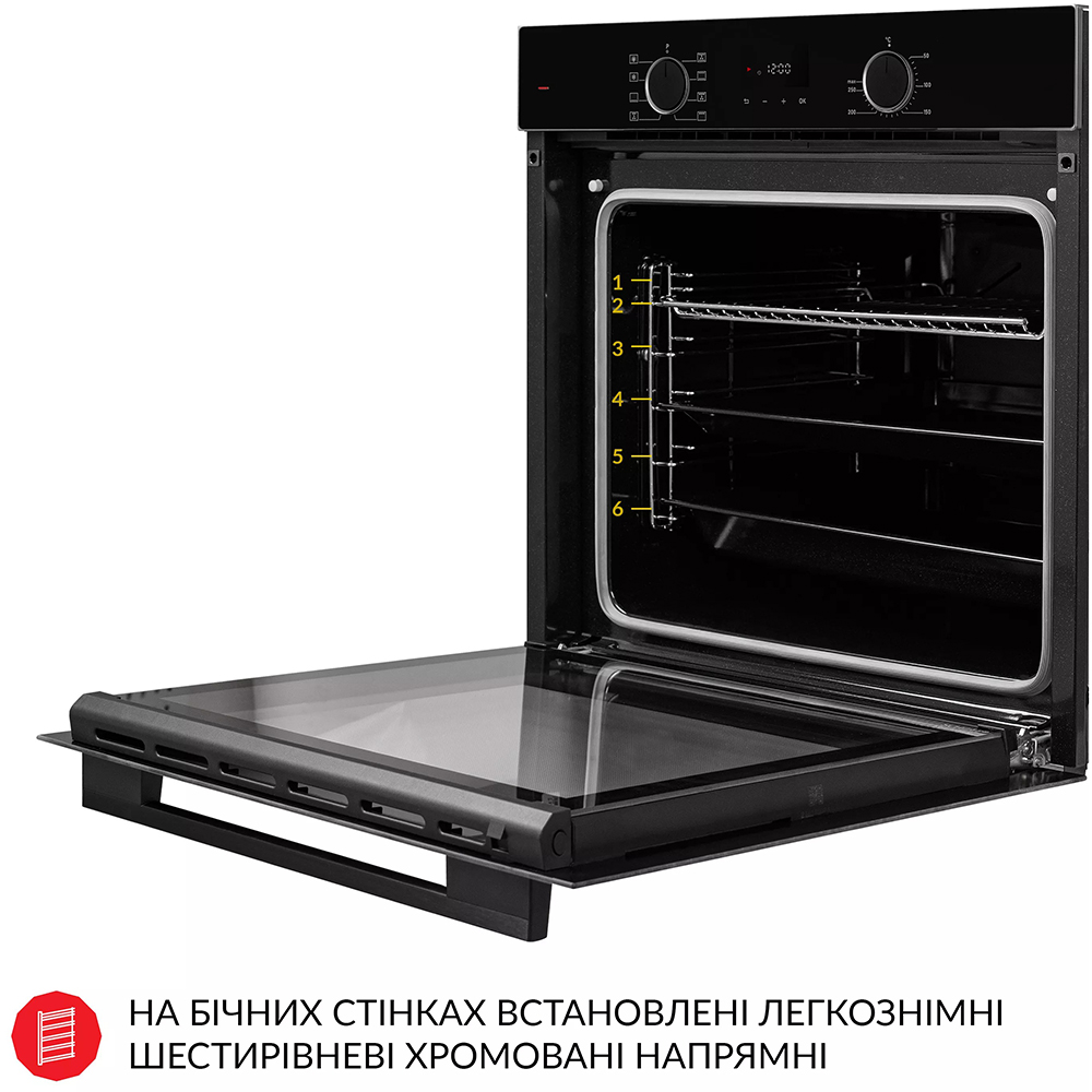 В Фокстрот Встраиваемая духовка WEILOR FDO6F8BK