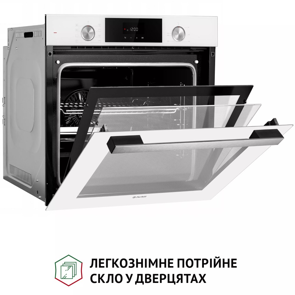 Внешний вид Встраиваемая духовка PERFELLI DIAMOND 6D8L BIANCO (0450042)