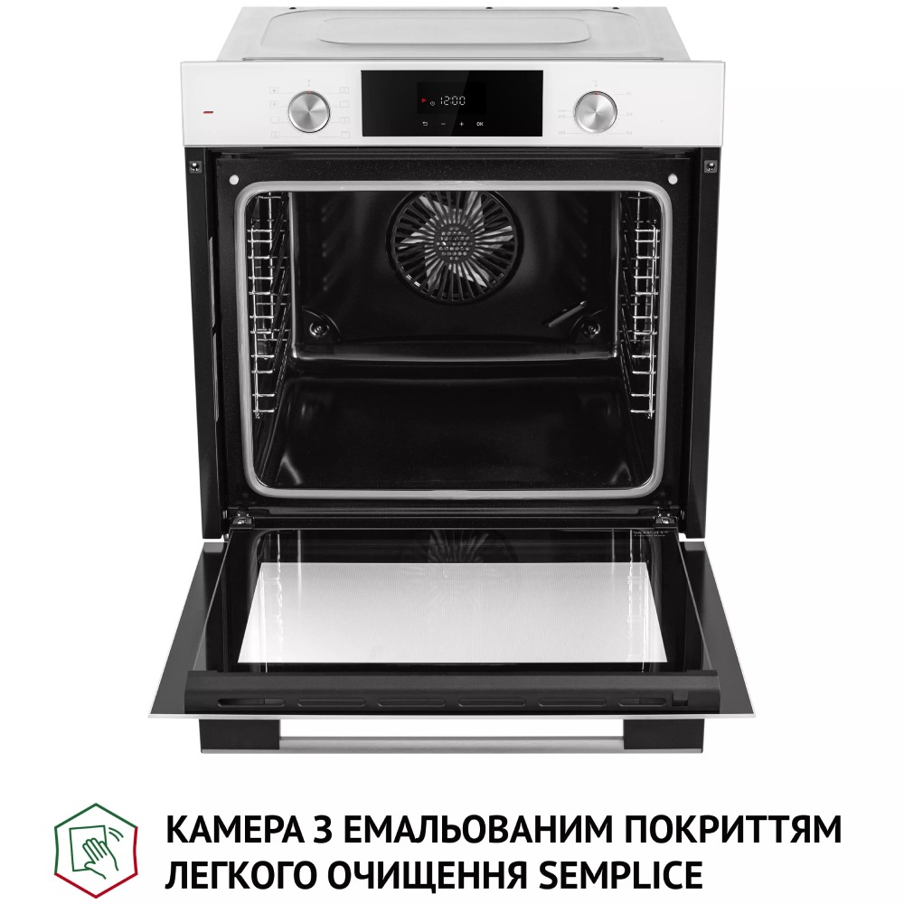 Встраиваемая духовка PERFELLI DIAMOND 6D8L BIANCO (0450042) Тип очистки эмаль легкой очистки