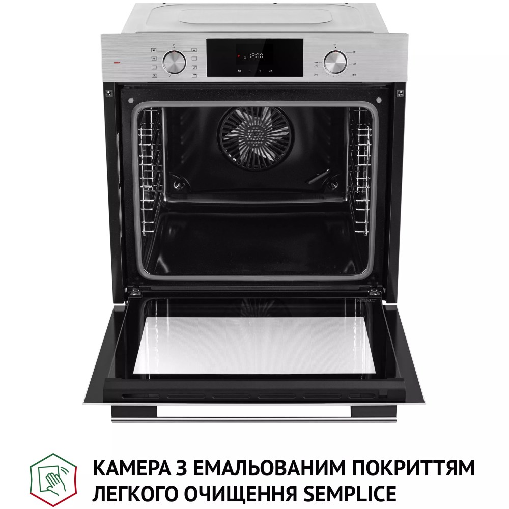 Встраиваемая духовка PERFELLI DIAMOND 6D8L INOX (0450043) Тип очистки эмаль легкой очистки