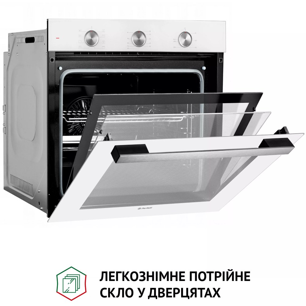 Внешний вид Встраиваемая духовка PERFELLI DIAMOND 6M8L BIANCO (0450048)