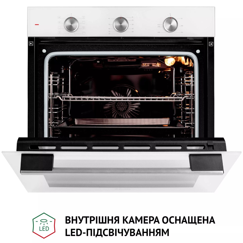 Встраиваемая духовка PERFELLI DIAMOND 6M8L BIANCO (0450048) Объём 73
