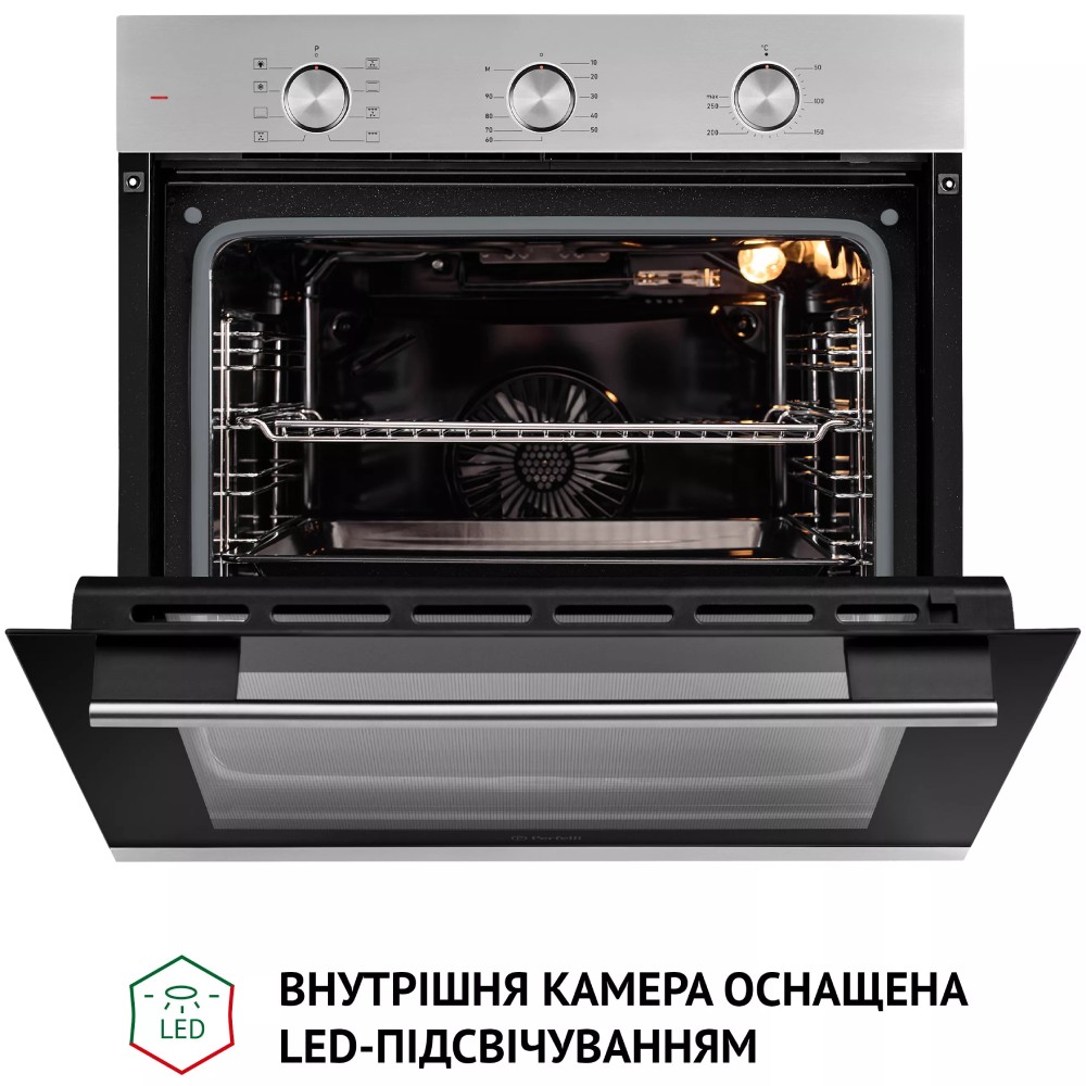 Встраиваемая духовка PERFELLI DIAMOND 6M8L INOX (0450049) Тип духовки электрическая