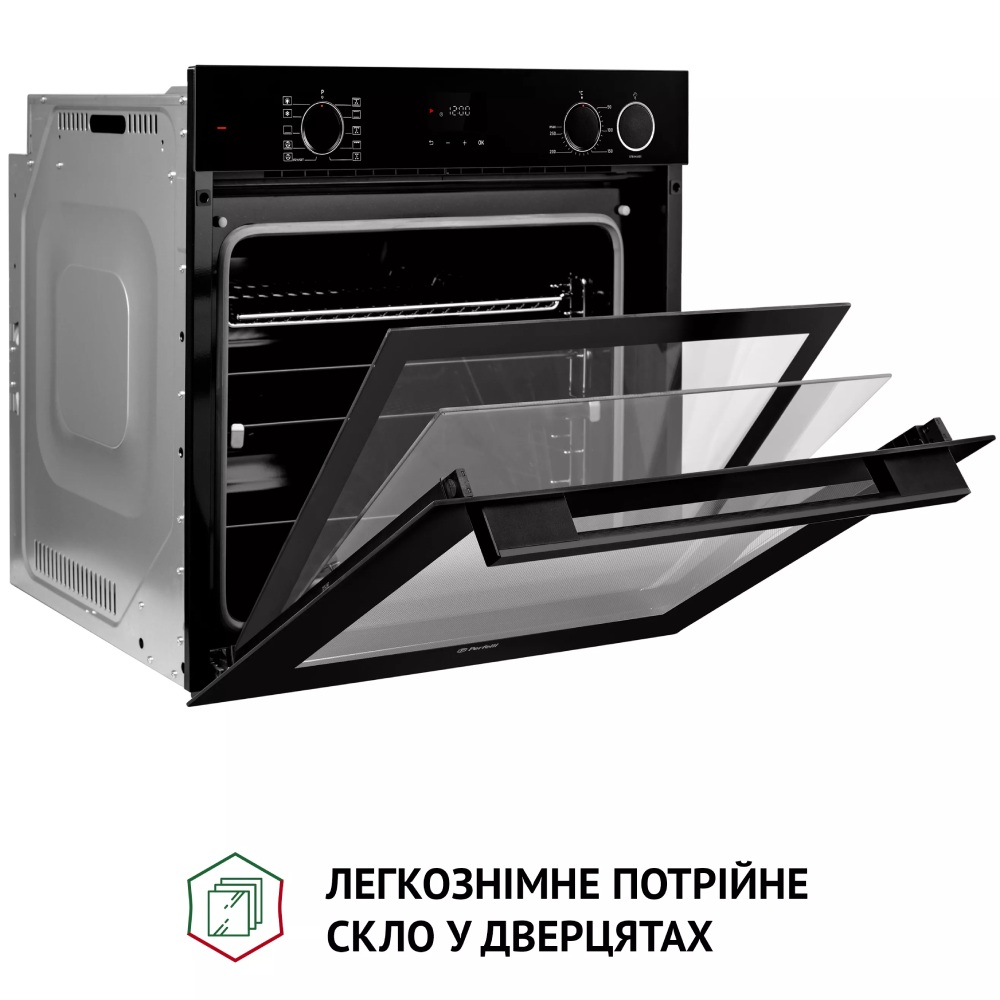 Фото Встраиваемая духовка PERFELLI DIAMOND 6D10NS NERO (0450050)