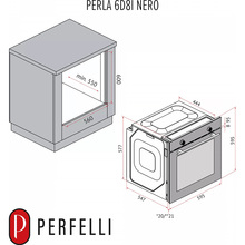 Духовой шкаф PERFELLI Perla 6D8I Nero