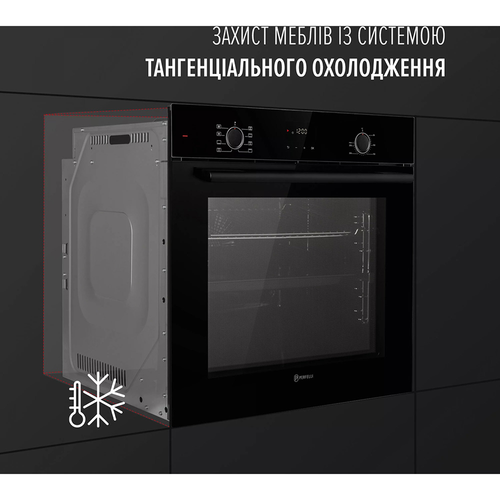 Обзор Духовой шкаф PERFELLI Perla 6D8S Nero