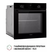 Духова шафа PERFELLI PERLA 6D7 NERO (450057)