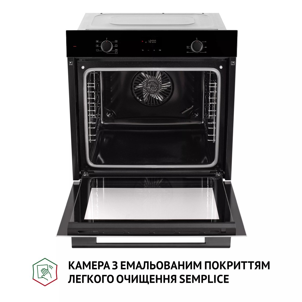 Духова шафа PERFELLI PERLA 6D7 NERO (450057) Об'єм 78