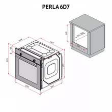 Духова шафа PERFELLI PERLA 6D7 NERO (450057)