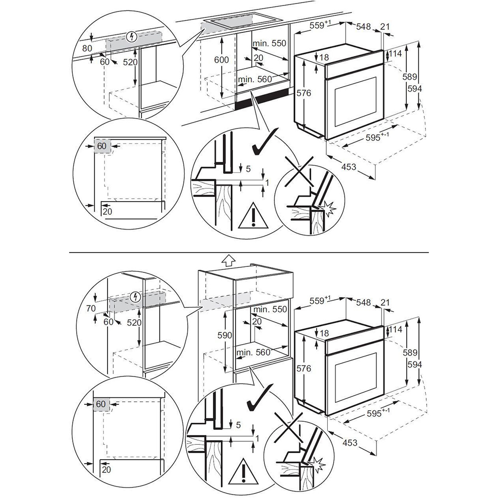 Духова шафа ELECTROLUX COD8H39Z Тип очищення піролітична (високою температурою)
