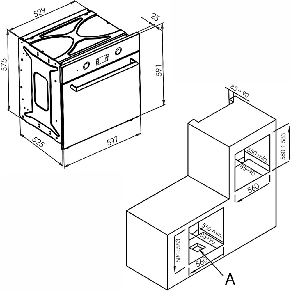 В Украине Духовой шкаф JANTAR GTK 6008 BL