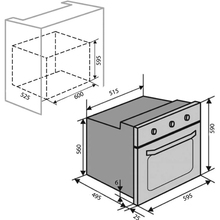 Духовой шкаф VENTOLUX EO60TC-6P MBG