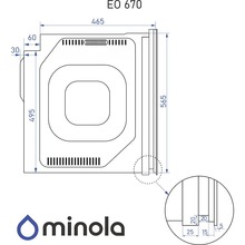 Духова шафа MINOLA EO 670 BL