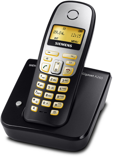 Телефон SIEMENS Gigaset A260 Black Silver