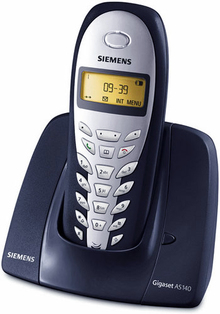 Телефон SIEMENS Gigaset AS140 Dark Blue