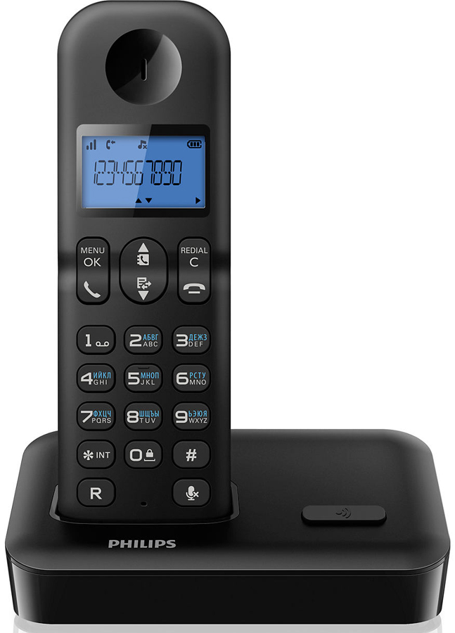 Радиотелефон PHILIPS D1501B/51 Тип телефон DECT