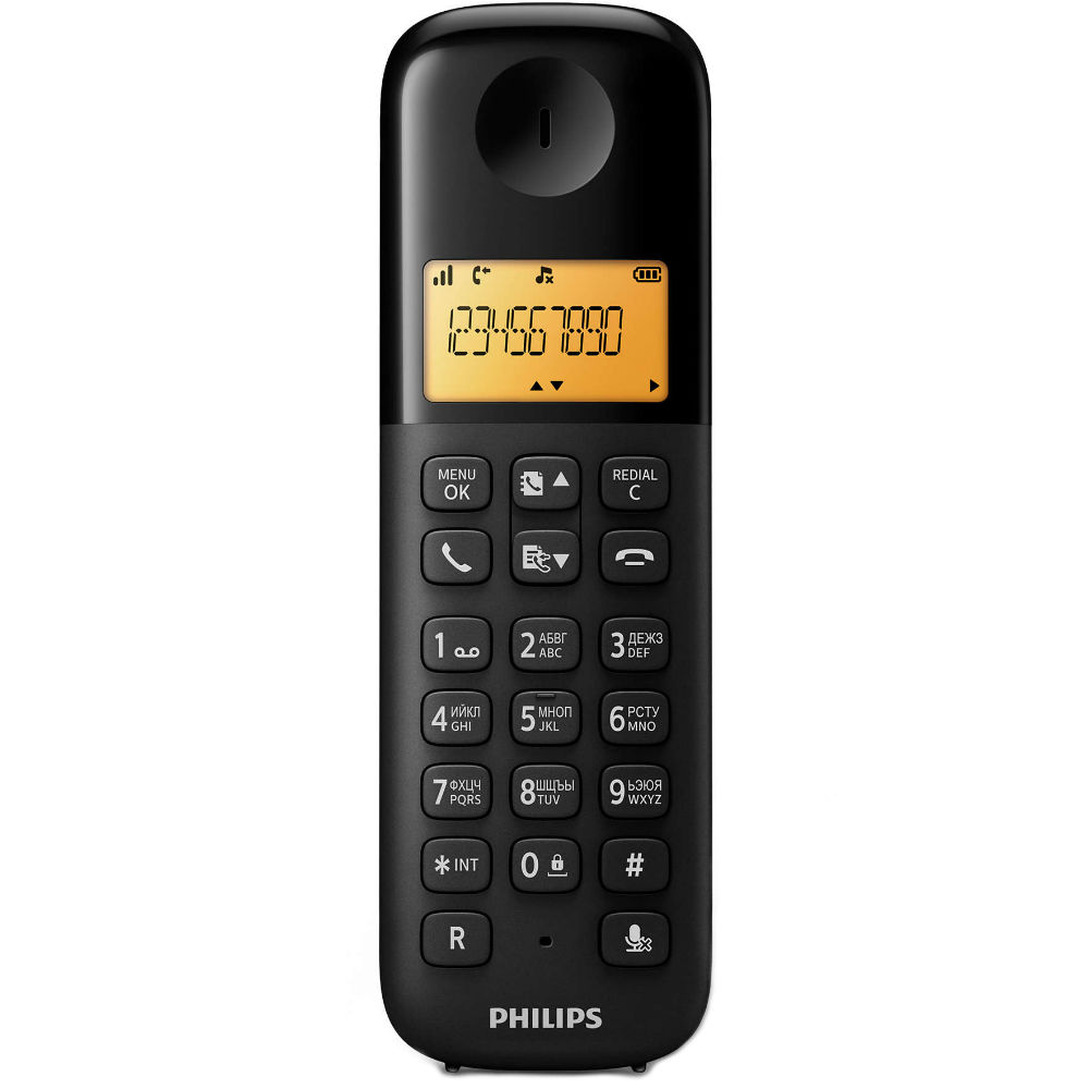 Телефон PHILIPS D1301B/51 Количество баз в комплекте 1