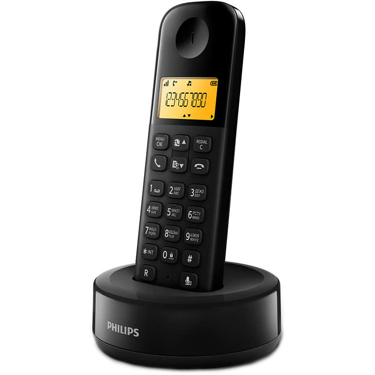 Телефон PHILIPS D1301B/51 Тип телефон DECT