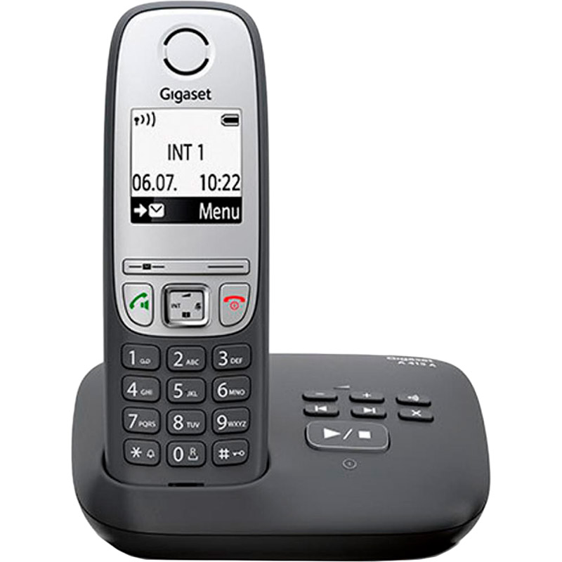 

Радиотелефон GIGASET DECT A415A Black (S30852H2525S301), DECT A415A Black