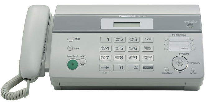 Факс PANASONIC KX-FT982UA-W