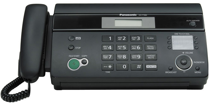 

Факс PANASONIC KX-FT984UA-B, KX-FT984UA-B