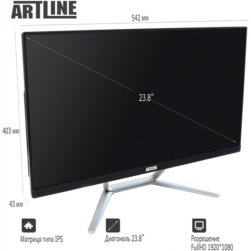 Моноблок ARTLINE Business G44 (G44v20Win) Матриця IPS