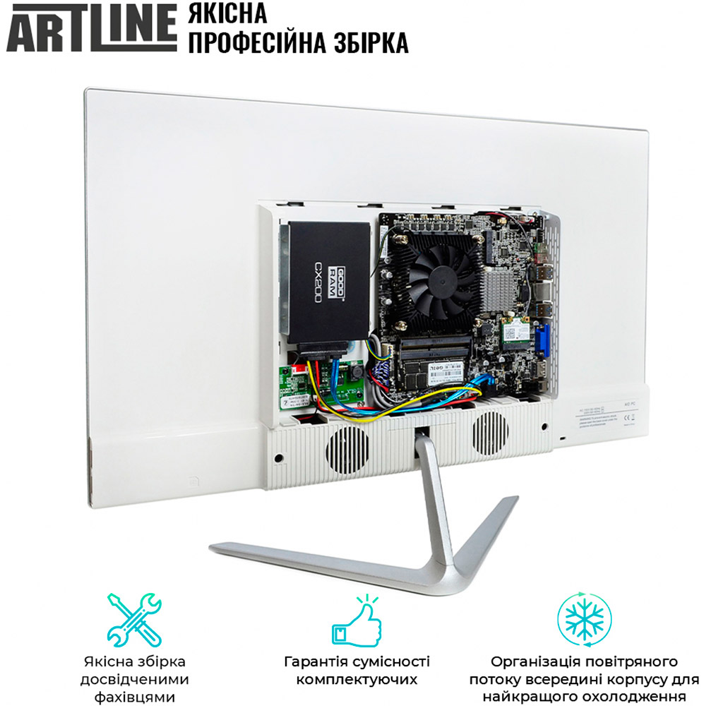 Зовнішній вигляд Моноблок ARTLINE Business M61 (M61v06Win)